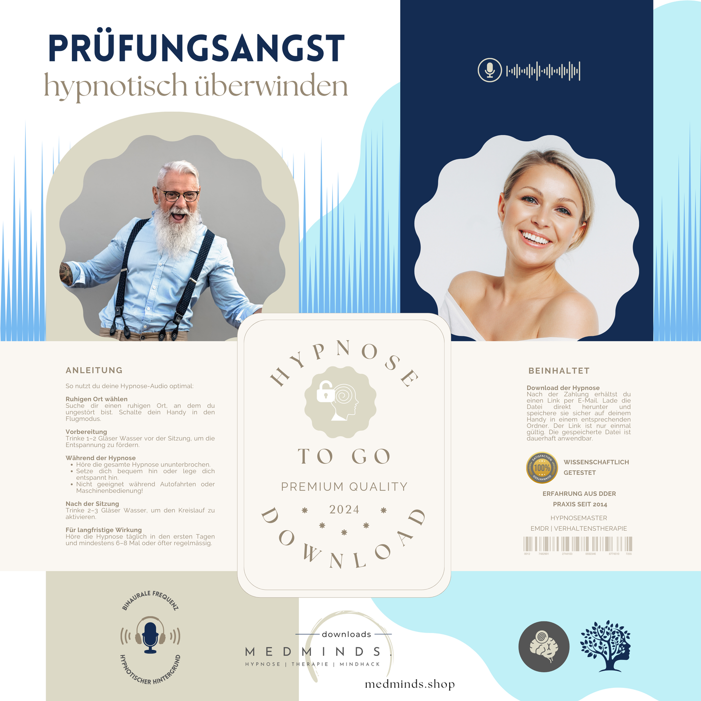 Hypnose: Prüfungsangst & Unruhe überwinden